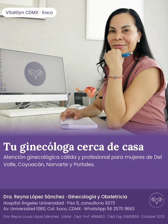 Publicación de Instagram: Tu ginecóloga cerca de casa